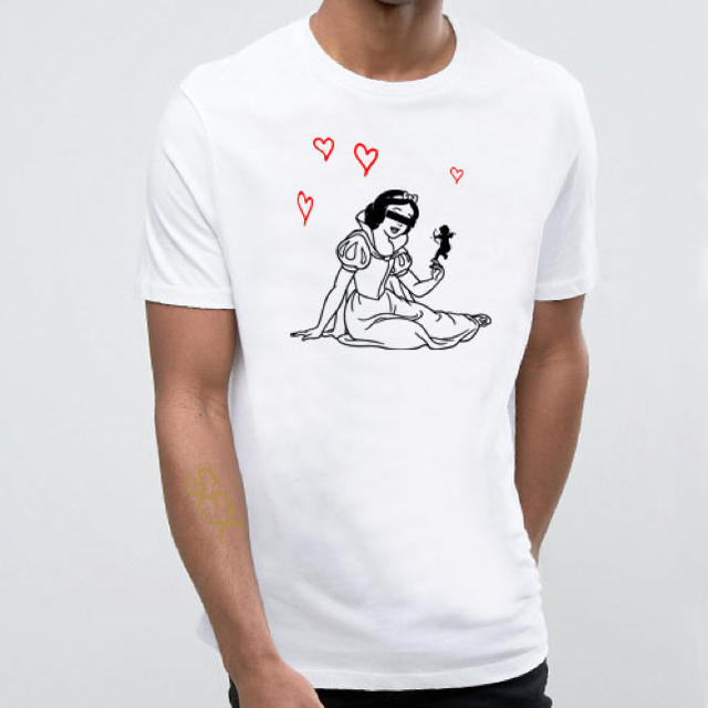 Ron Herman(ロンハーマン)のライズリヴァレンス スタースノーホワイト Tシャツ ホワイト メンズのトップス(Tシャツ/カットソー(半袖/袖なし))の商品写真