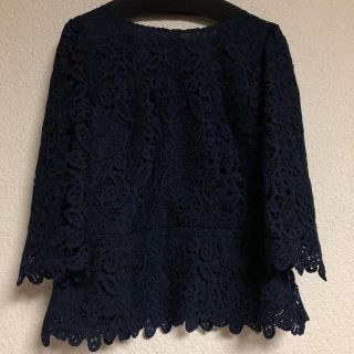 ジャスグリッティー(JUSGLITTY)のジャス☆ペプラムレースブラウス(シャツ/ブラウス(長袖/七分))