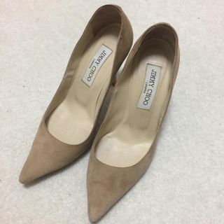 ジミーチュウ(JIMMY CHOO)のジミーチュウ スウェードパンプス ベージュ サイズ35(ハイヒール/パンプス)