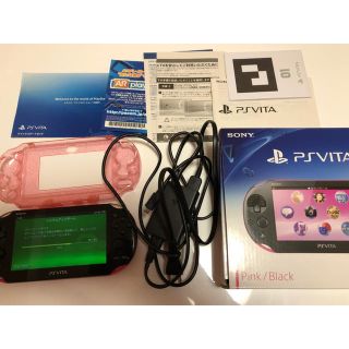 プレイステーションヴィータ(PlayStation Vita)のps vita pch-2000 Wi-Fi Pink/Black(家庭用ゲーム機本体)