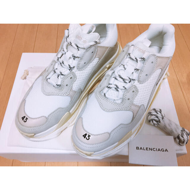 希少BALENCIAGA トリプルS 43-