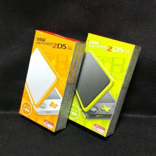 ニンテンドー2DS(ニンテンドー2DS)の【新品未開封】　Newニンテンドー2DS LL　オレンジ
ライム
2台セット(携帯用ゲーム機本体)