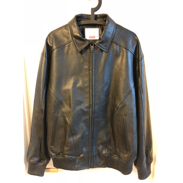Supreme Supreme studded arc logo leather jacket