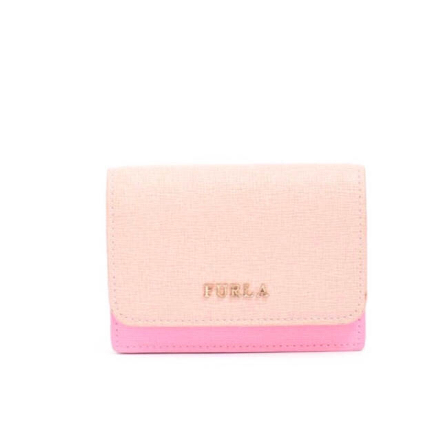 FURLA・カードケース・小銭入れ・定価1.9万サフィアーノレザーミニ財布