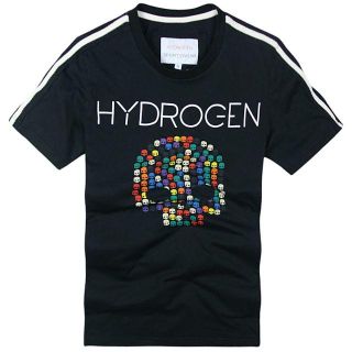 ハイドロゲン(HYDROGEN)の★正規品(1DT7312BL)ハイドロゲン メンズ半袖Tシャツ【L】(Tシャツ/カットソー(半袖/袖なし))