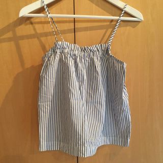 エイチアンドエム(H&M)のH&M ZARA ブラウス コットン ストライプ(シャツ/ブラウス(半袖/袖なし))