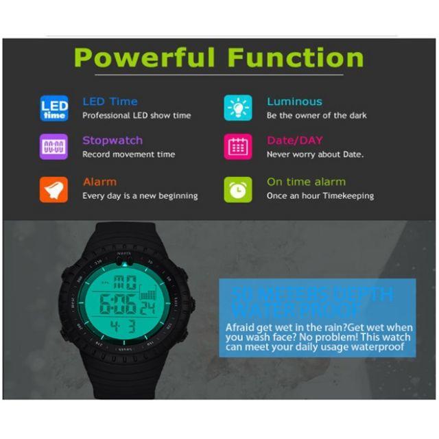 大人気！■新品■ブラックフェイス　ダイバーズウォッチ ５０Ｍ防水 メンズの時計(腕時計(デジタル))の商品写真