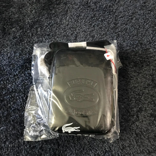 Supreme Lacoste Shoulder Bag 黒 国内正規品