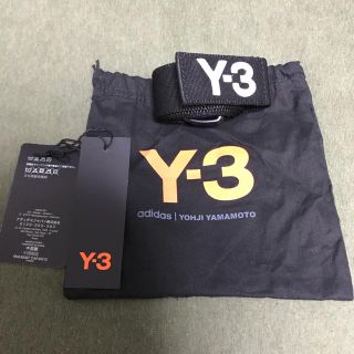 ワイスリー(Y-3)の正規品 Y-3 ロゴ ベルト 黒色 Mサイズ 125cm(ベルト)