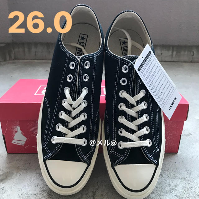 26.0cm コンバース チャックテイラー ct70 ブラック 復刻版 26.0cm コンバース チャックテイラー ct70 ブラック 復刻版