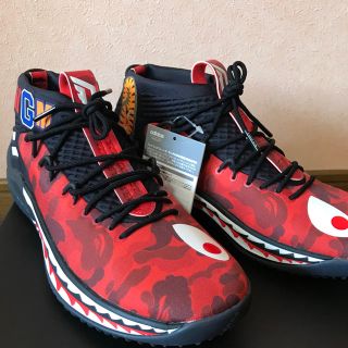 アディダス(adidas)のa bathing ape adidas dame4 red camo(スニーカー)