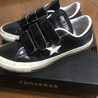 コンバース(CONVERSE)の値下げ！ONE☆STAR ブラック マジックテープ コンバース スニーカー(スニーカー)