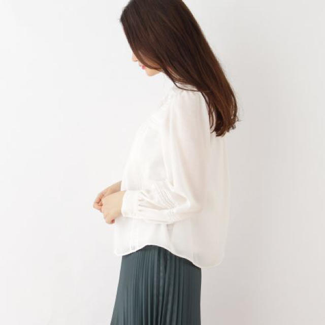 anatelier(アナトリエ)の新品 アナトリエ ふんわりレースブラウス レディースのトップス(シャツ/ブラウス(長袖/七分))の商品写真