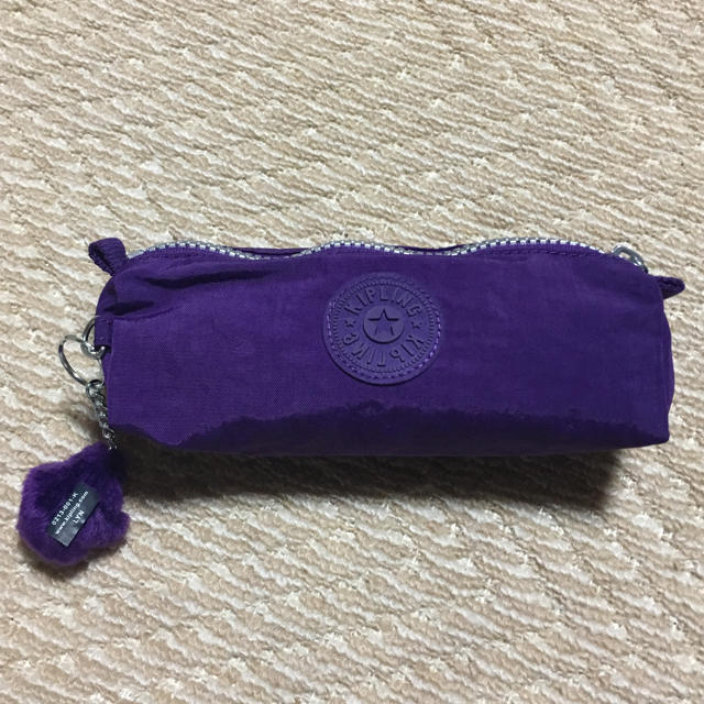 kipling(キプリング)のキプリング  kipling ペンポーチ 紫 インテリア/住まい/日用品の文房具(ペンケース/筆箱)の商品写真