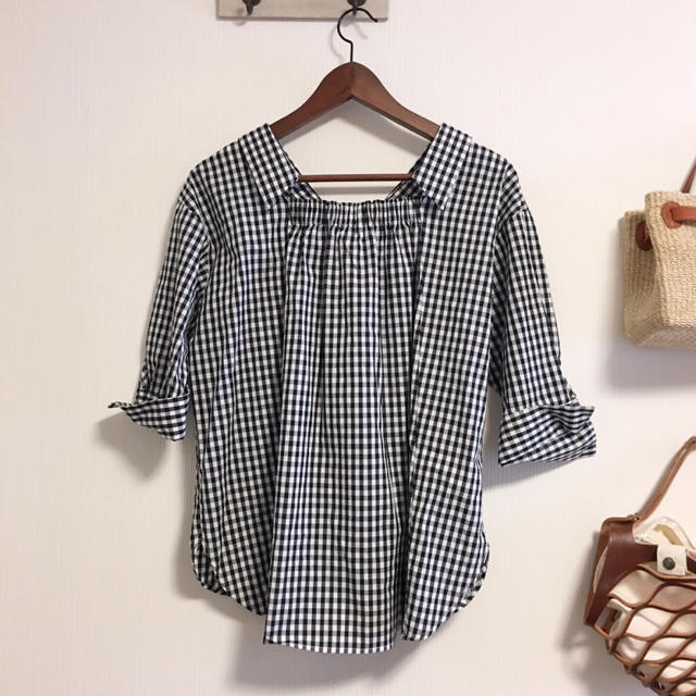 Rope' Picnic(ロペピクニック)のロペピクニック♡ギンガムチェックブラウス レディースのトップス(シャツ/ブラウス(長袖/七分))の商品写真