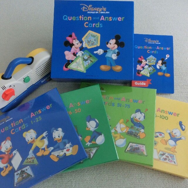 2022公式店舗 Q&Aカードセット☆ワールドファミリー☆ディズニー英語