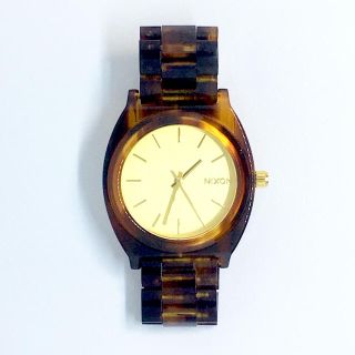 ニクソン(NIXON)のニクソン タイムテラー べっ甲 完動品(腕時計)