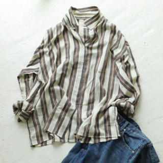トゥデイフル(TODAYFUL)のSilk Stripe Shirts(シャツ/ブラウス(長袖/七分))