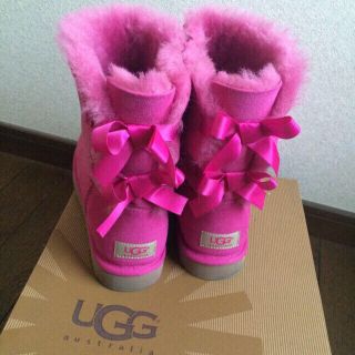 アグ(UGG)のプリンセスピンク♡ベイリーボウ24(ブーツ)