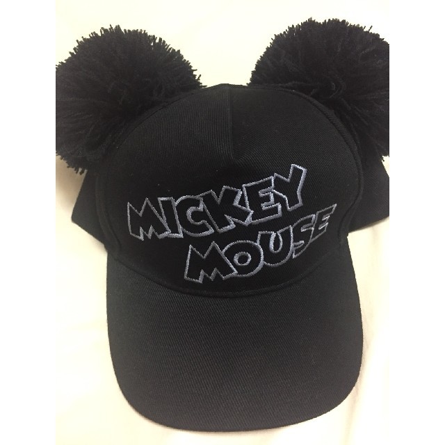 Disney(ディズニー)のディズニーポンポン帽子ブラック レディースの帽子(キャップ)の商品写真
