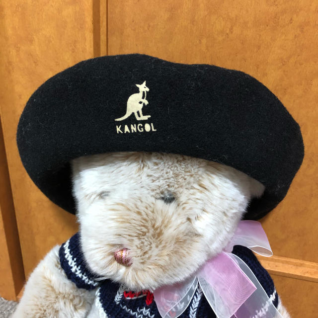 KANGOL(カンゴール)のKANGOL ベレー帽 黒 ブラック レディースの帽子(ハンチング/ベレー帽)の商品写真