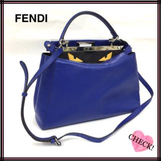 フェンディ(FENDI)の値下FENDI フェンディ ピーカブー モンスター2WAYバッグ ストラップ付き(ショルダーバッグ)