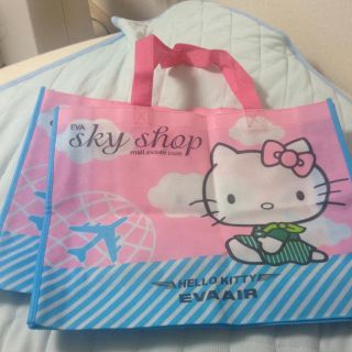 キティちゃんバッグ2個セット(ショップ袋)