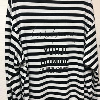 ヨウジヤマモト(Yohji Yamamoto)のYohji Yamamoto ボーダー スタッフシャツ(Tシャツ/カットソー(七分/長袖))