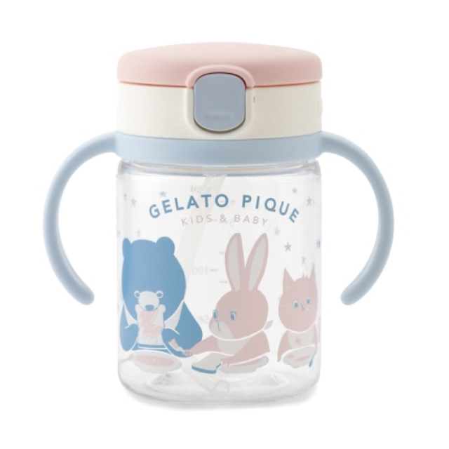 gelato pique(ジェラートピケ)の新品未使用＊ジェラートピケ＊ストローマグ キッズ/ベビー/マタニティの授乳/お食事用品(マグカップ)の商品写真