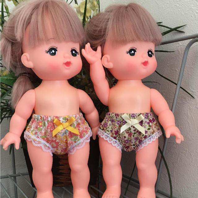 メルちゃん♡パンツ（リバティ風 小花柄d） ハンドメイドのぬいぐるみ/人形(その他)の商品写真