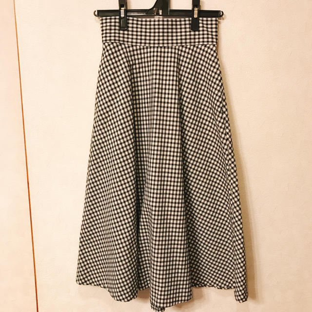 GU(ジーユー)のgu ギンガムチェックスカート Sサイズ レディースのスカート(ひざ丈スカート)の商品写真