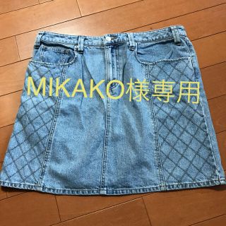 ニッセン(ニッセン)のMIKAKO様専用ページ デニムスカート大きいサイズ(ひざ丈スカート)