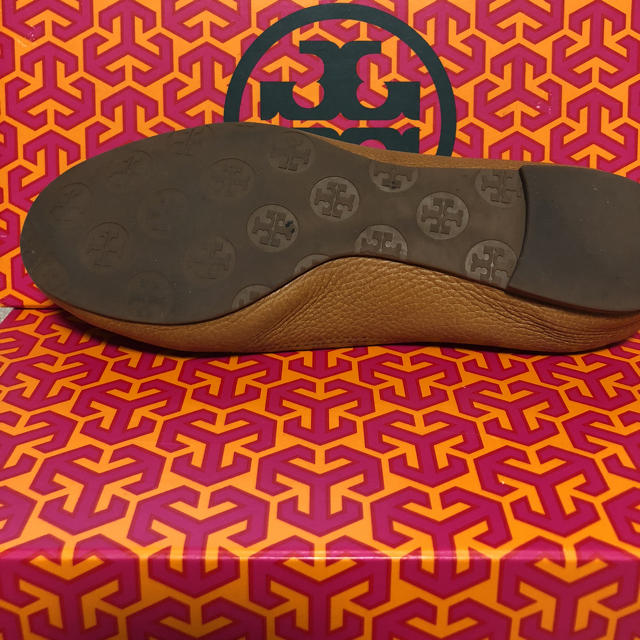 Tory Burch(トリーバーチ)のトリーバーチ フラット Tory Burch レザー キャメル ブラウン レディースの靴/シューズ(バレエシューズ)の商品写真