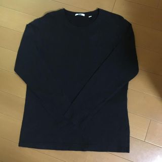 ユニクロ(UNIQLO)の(yukkii様専用)  長袖Tシャツ ロング   黒   ユニクロ(Tシャツ(長袖/七分))