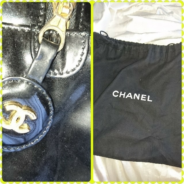 値下げ！エナメル CHANELバニティ