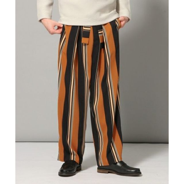 HARE(ハレ)のHARE クレイジーランダムストライプパンツ オレンジ M メンズのパンツ(スラックス)の商品写真