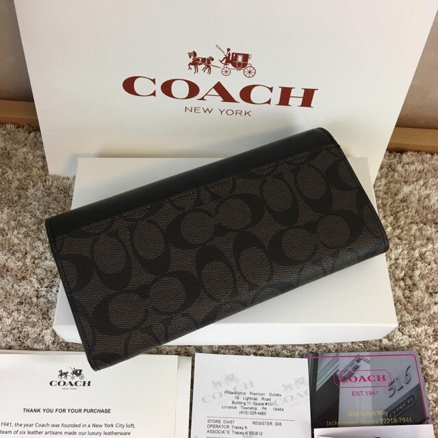 COACH(コーチ)のコーチCOACH 長財布 新品 箱、ショッパー付き✨即日発送 レディースのファッション小物(財布)の商品写真