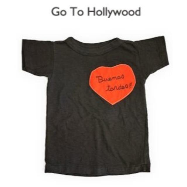 GO TO HOLLYWOOD(ゴートゥーハリウッド)のゴートゥーハリウッド ビンテージテンジク　HEART　TEE 120 キッズ/ベビー/マタニティのキッズ服女の子用(90cm~)(Tシャツ/カットソー)の商品写真