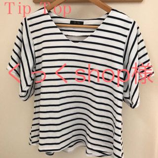 ティップトップ(tip top)のＴipＴop 半袖 ボーダー(Tシャツ(半袖/袖なし))