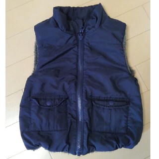 ムジルシリョウヒン(MUJI (無印良品))の無印良品　アウター　ダウンベスト　子供服　サイズ100(ジャケット/上着)