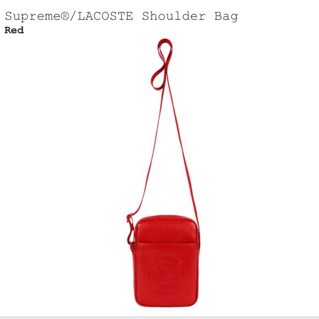 supreme LACOSTE shoulder bag