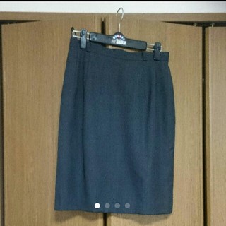 ペイトンプレイス(Peyton Place)のスカート  チャコールグレー  Lサイズ(ひざ丈スカート)