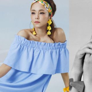 エイチアンドエム(H&M)のH&M 安室奈美恵 amuro namie オフショル ドレス(ベアトップ/チューブトップ)