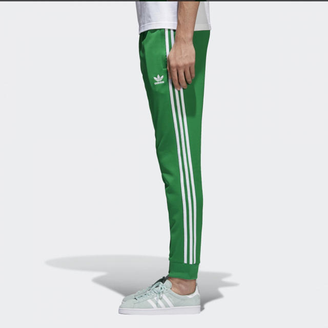 adidas - アディダス オリジナルス トラックパンツ グリーン Sサイズの ... adidasoriginals トラックパンツ グリーン
