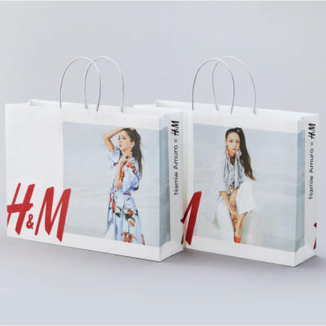 H&M(エイチアンドエム)の安室奈美恵 H&M ショッパー レディースのバッグ(ショップ袋)の商品写真