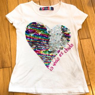 デシグアル(DESIGUAL)のDesigual Tシャツ スパンコール ☆120㎝(Tシャツ/カットソー)