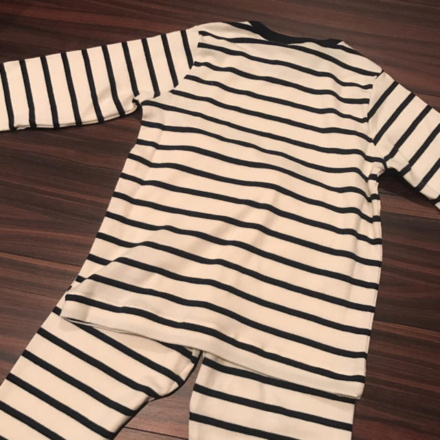 PETIT BATEAU(プチバトー)のプチバトー 18SS マリニエール長袖パジャマ 5ans 新品 キッズ/ベビー/マタニティのキッズ服男の子用(90cm~)(パジャマ)の商品写真