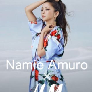 エイチアンドエム(H&M)のショッパー&号外付き H&M 安室奈美恵 花柄 ガウン (ガウンコート)