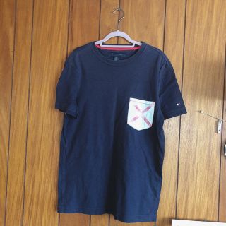 トミーヒルフィガー(TOMMY HILFIGER)のTシャツ ネイビー(Tシャツ/カットソー(半袖/袖なし))