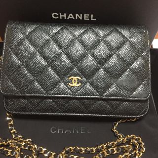 シャネル(CHANEL)のシャネル チェーンウォレット ブラック(財布)